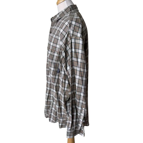 PATAGONIA Men's Plaid Button Up 100% Cotton Large - Picture 6 of 8